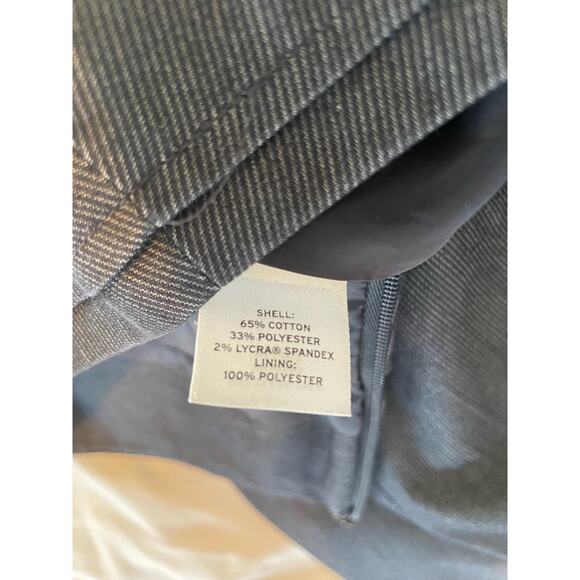 Halogen women's black/gray skirt with pockets, fully lined, side zipper. Size 4 - Picture 6 of 6